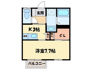 シャーメゾンⅠ・Ｔの物件間取画像